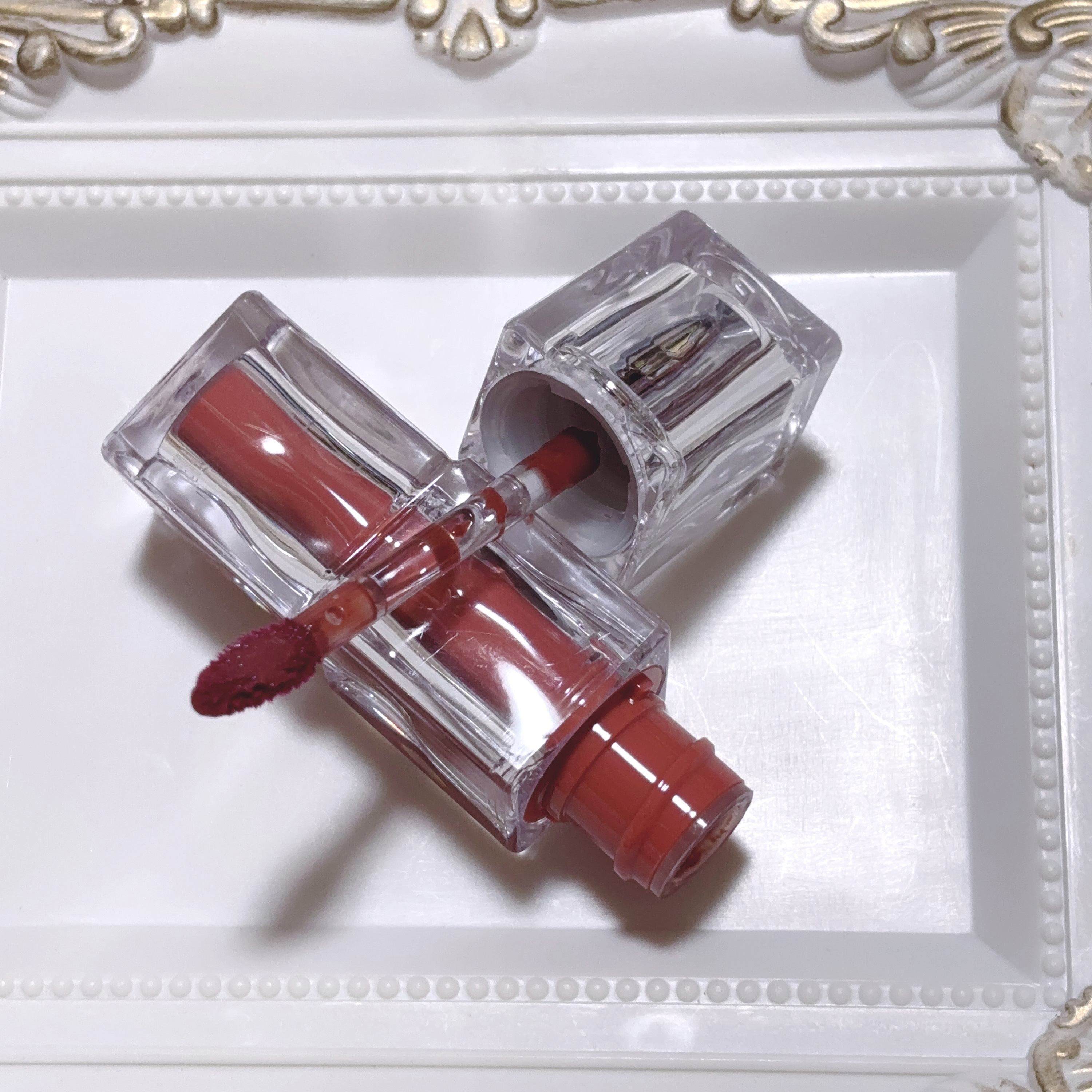 ウォーターリズムグロウティント 05 スコッチショット/TIRTIR(ティルティル)/リップティントを使ったクチコミ（3枚目）