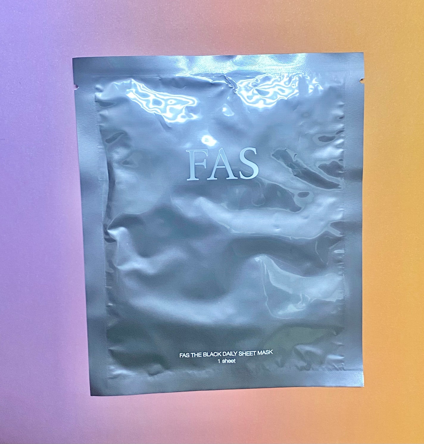 FAS ザ ブラック デイリー シートマスク/FAS/シートマスク・パックを使ったクチコミ(1枚目)