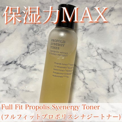 フルフィットプロポリスシナジートナー/COSRX/化粧水を使ったクチコミ(1枚目)