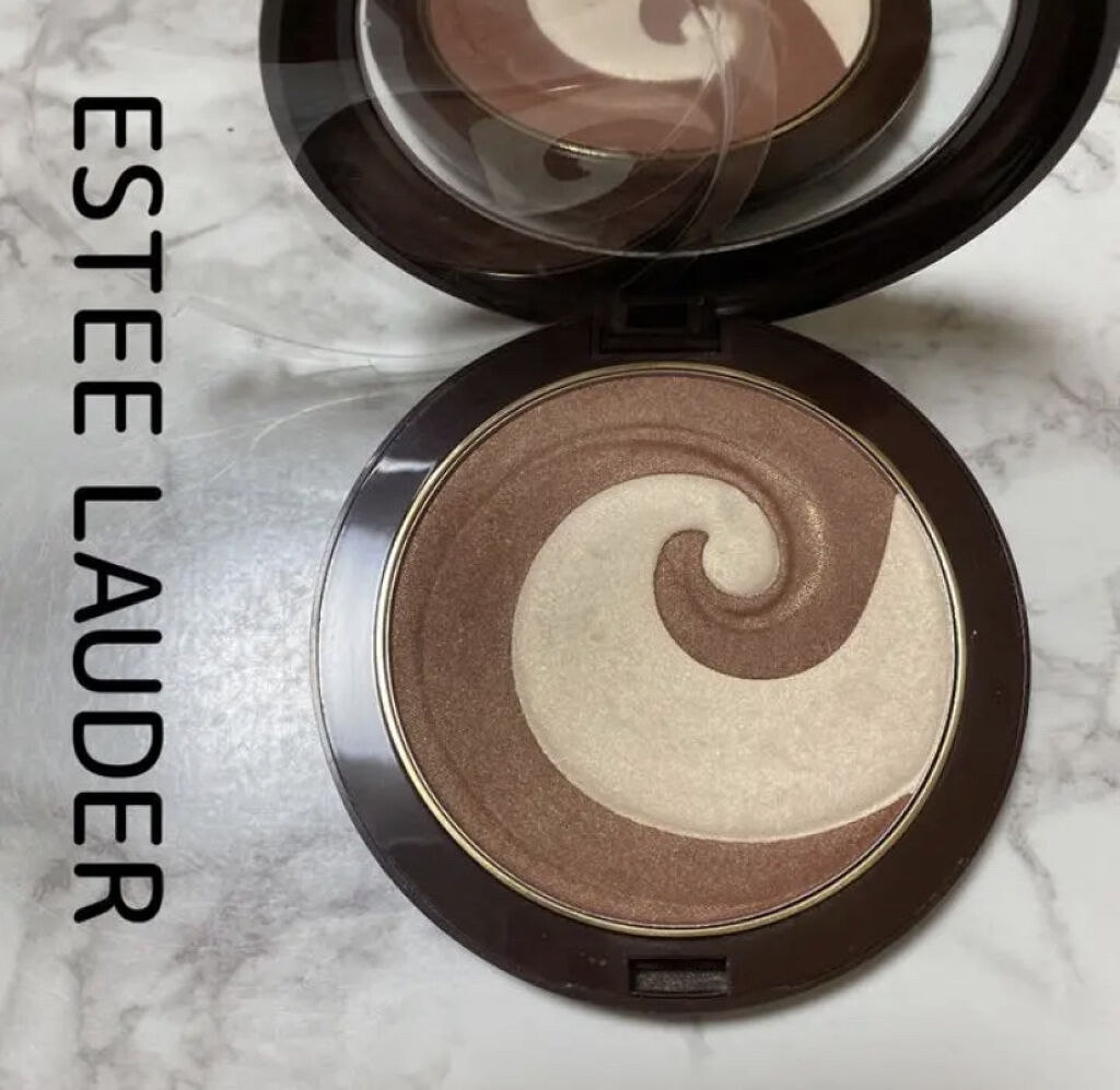 クリーム キャラメル シマー パウダー/ESTEE LAUDER/プレストパウダーを使ったクチコミ（3枚目）