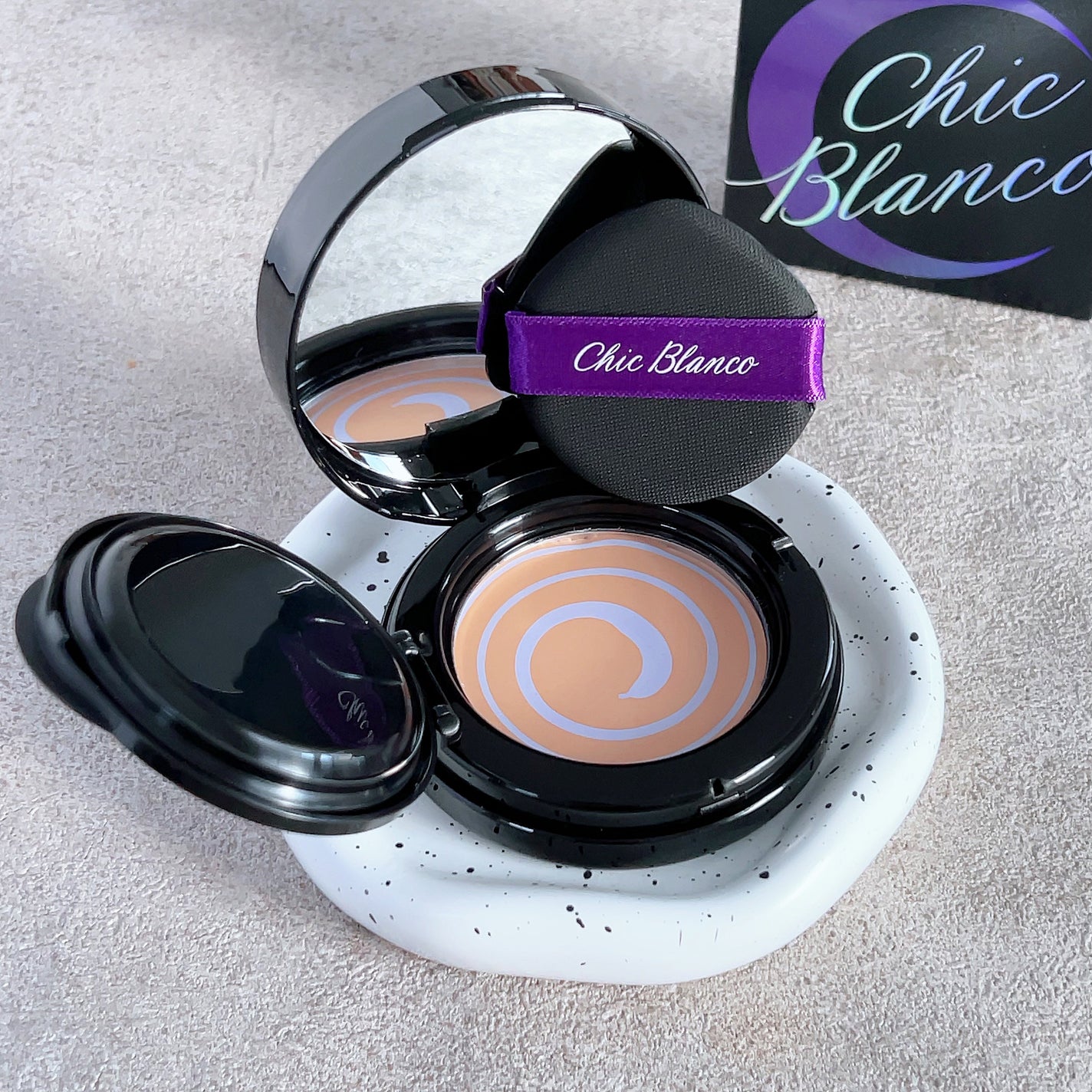 パーフェクトカバーオーロラバームクッション/Chic Blanco/その他ファンデーションを使ったクチコミ(1枚目)