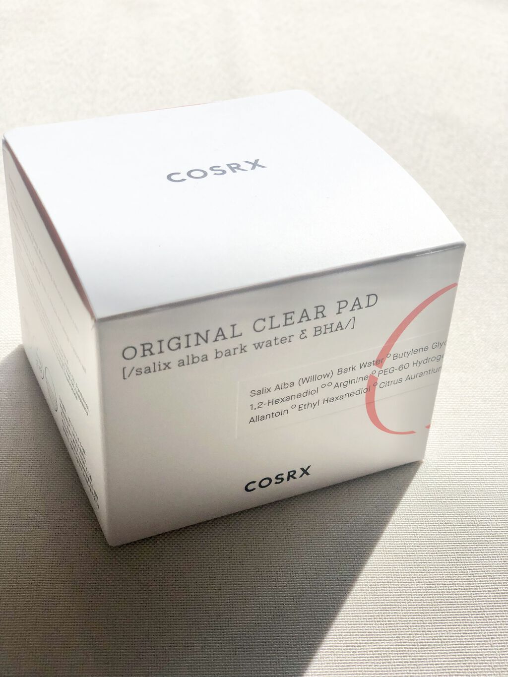 ワンステップオリジナルクリアパッド/COSRX/トナーパッドを使ったクチコミ（1枚目）