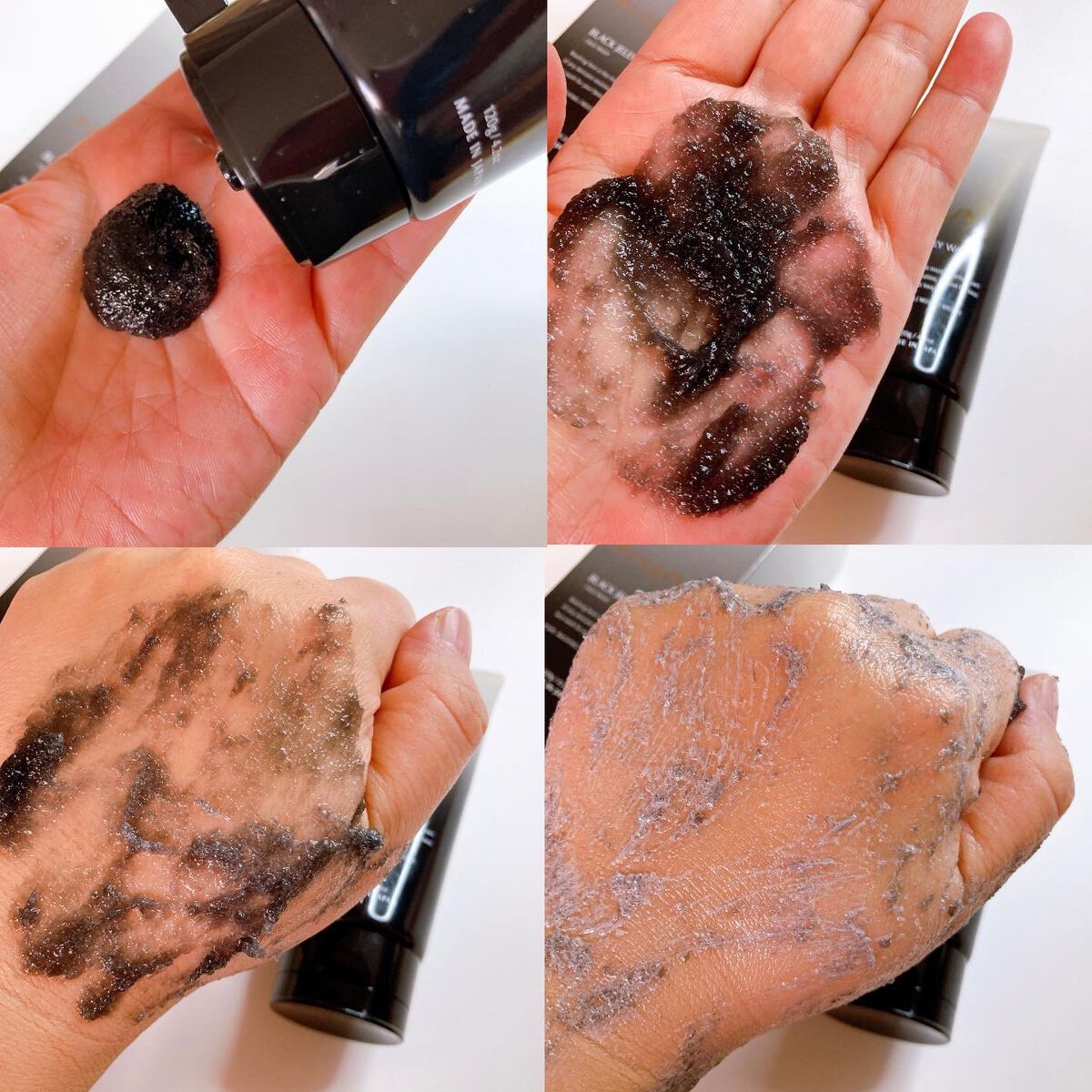 BLACK JELLY WASH(ブラックジェリーウォッシュ)/PLUEST/その他洗顔料を使ったクチコミ(4枚目)