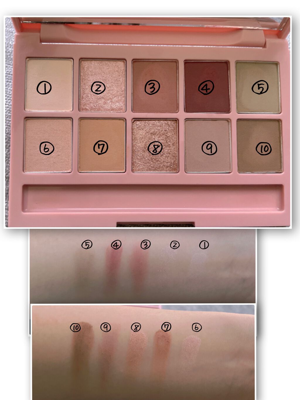 プレイカラーアイズ フラワーティー/ETUDE/アイシャドウパレットを使ったクチコミ（3枚目）