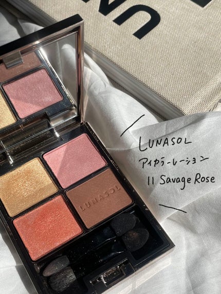 アイカラーレーション/LUNASOL/アイシャドウパレットを使ったクチコミ(1枚目)
