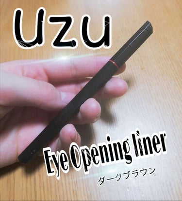 EYE OPENING LINER/UZU BY FLOWFUSHI/リキッドアイライナーを使ったクチコミ（1枚目）