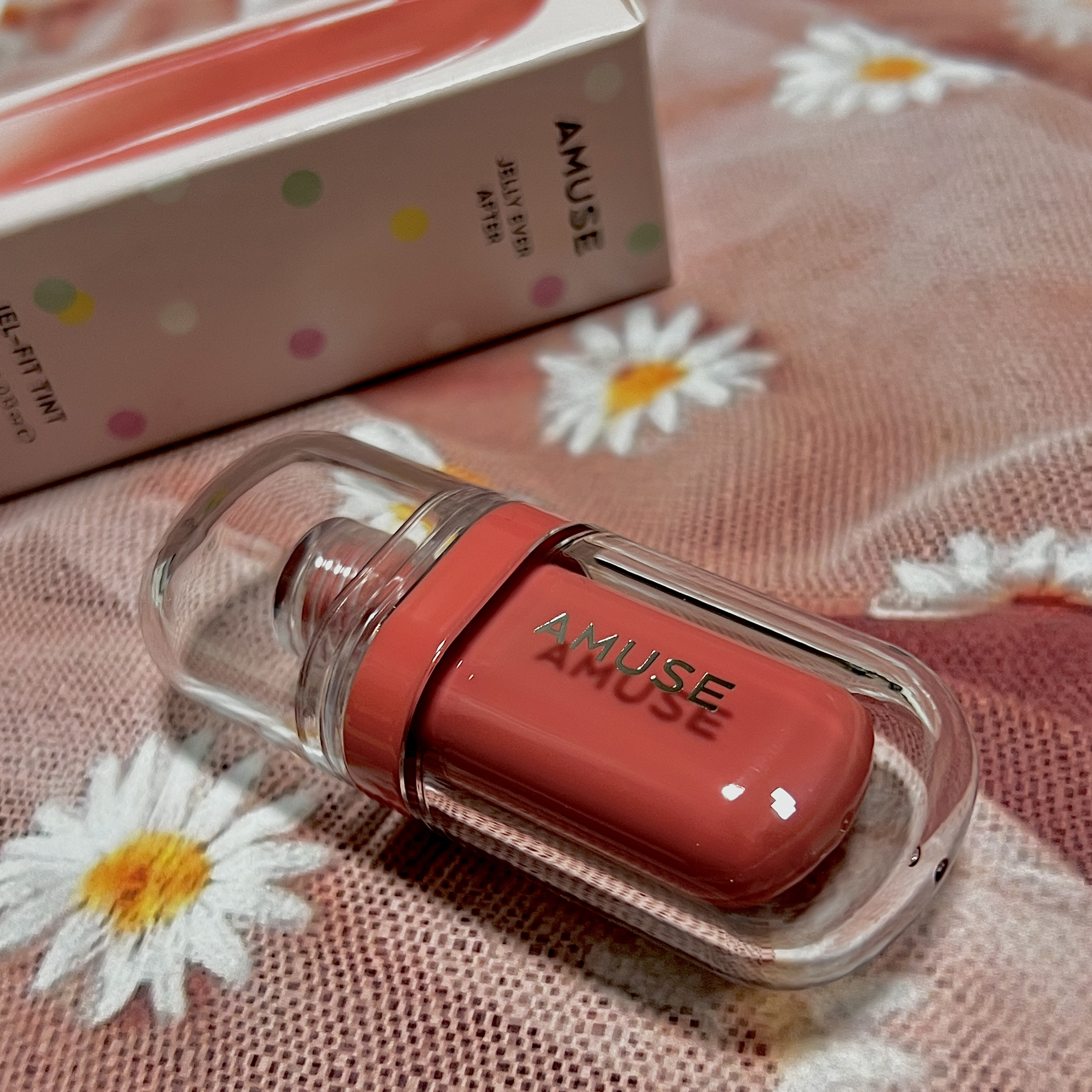 ジェルフィットティント/AMUSE/リップティントを使ったクチコミ（1枚目）