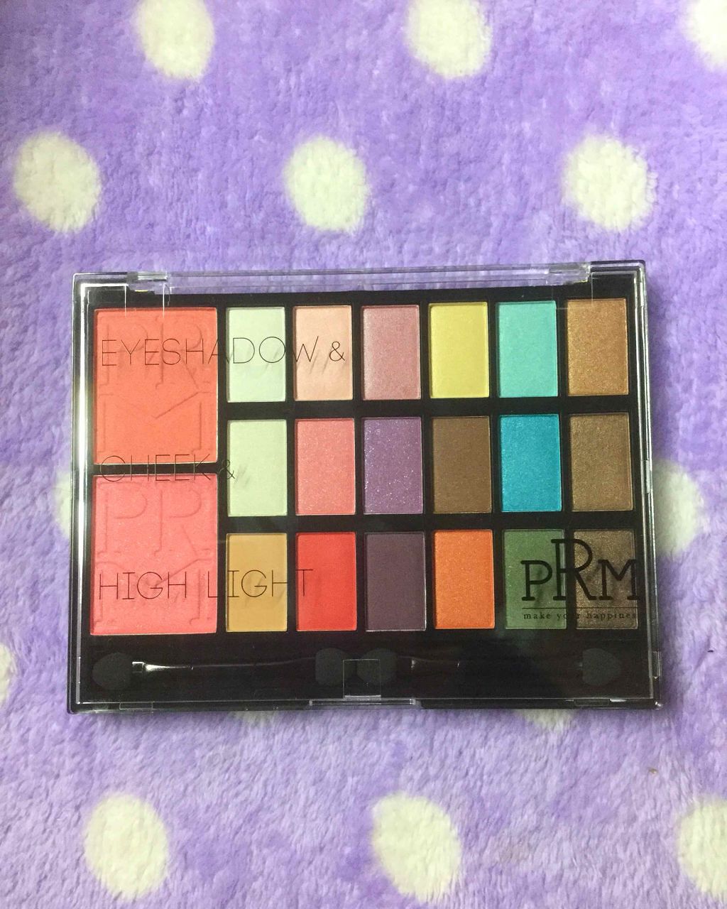 BW アイシャドウパレット PRM (スクエア)/ビューティーワールド/メイクアップキットを使ったクチコミ(1枚目)