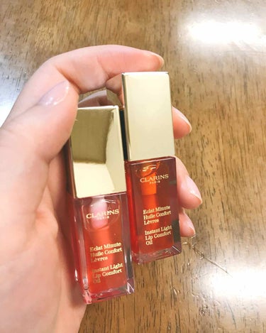 コンフォート リップオイル  05 tangerine /CLARINS/リップグロスを使ったクチコミ（1枚目）