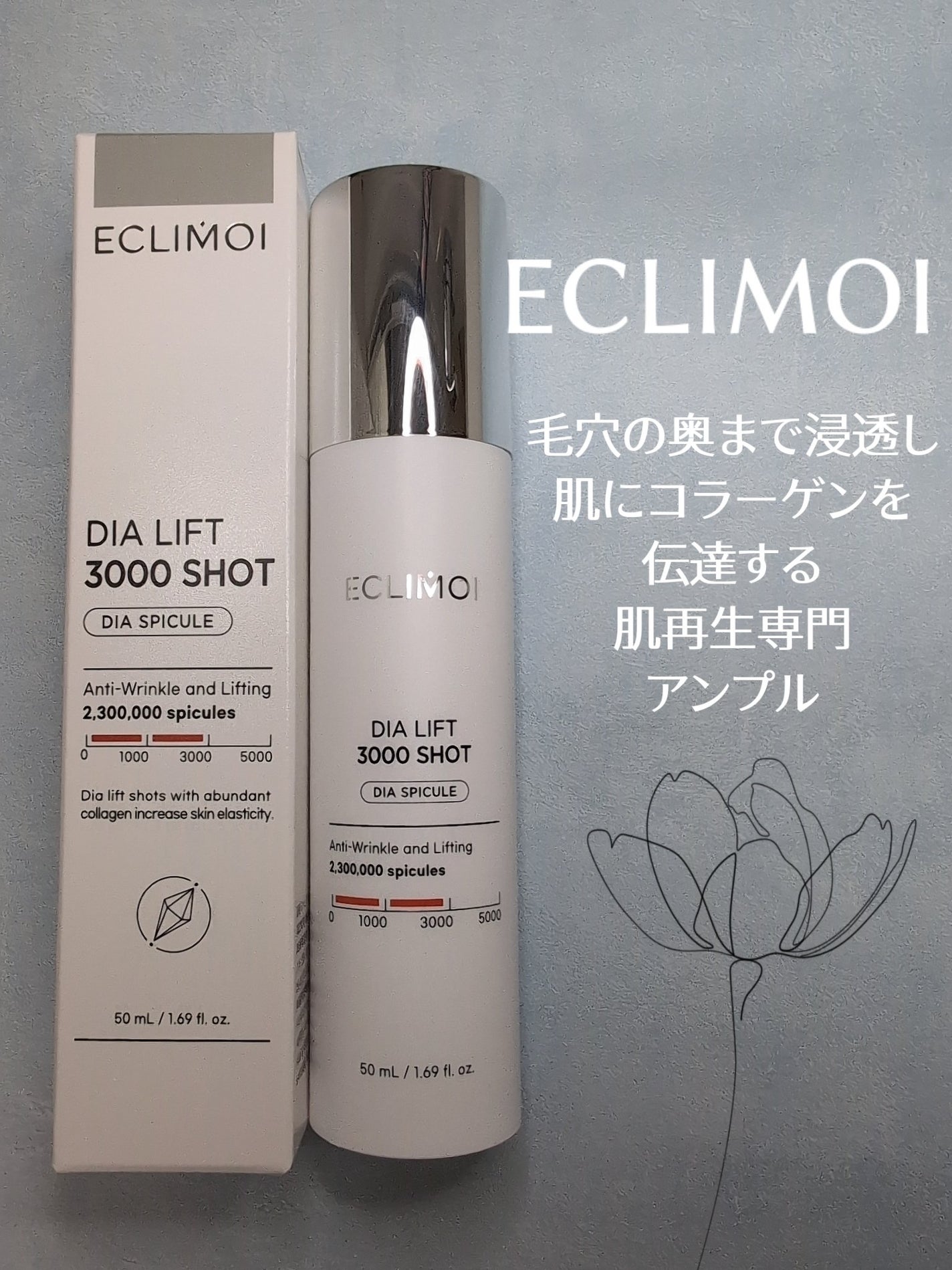 ダイヤリフト3000ショット/ECLIMOI/フェイスクリームを使ったクチコミ(1枚目)