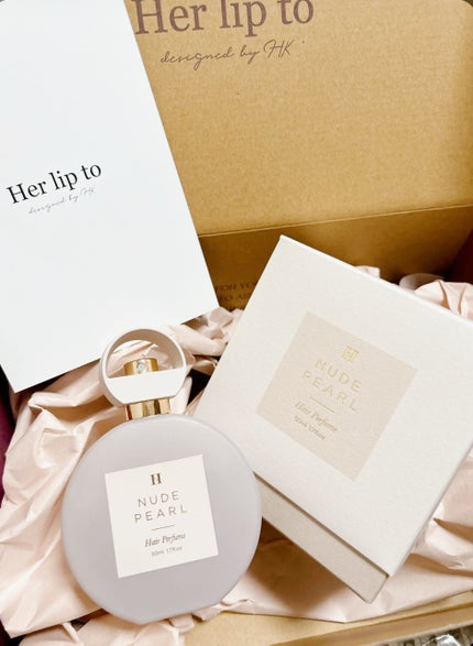 試してみた】ヘアパフューム ヌードパール Her lip to BEAUTYの 試してみた】ヘアパフューム ヌードパール Her lip to BEAUTYの