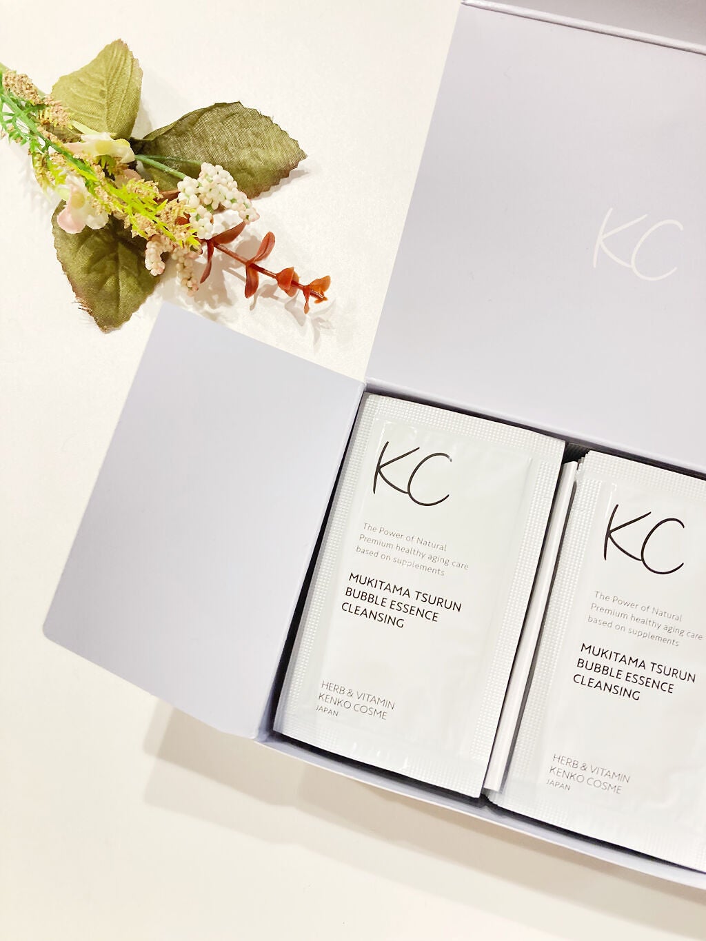 KC むきタマつるん 発泡美容液クレンジング/ハーブ健康本舗/クレンジングジェルを使ったクチコミ(1枚目)