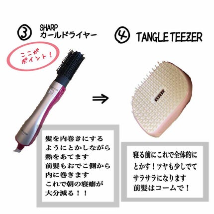 コンパクトスタイラー/TANGLE TEEZER/ヘアブラシを使ったクチコミ(3枚目)