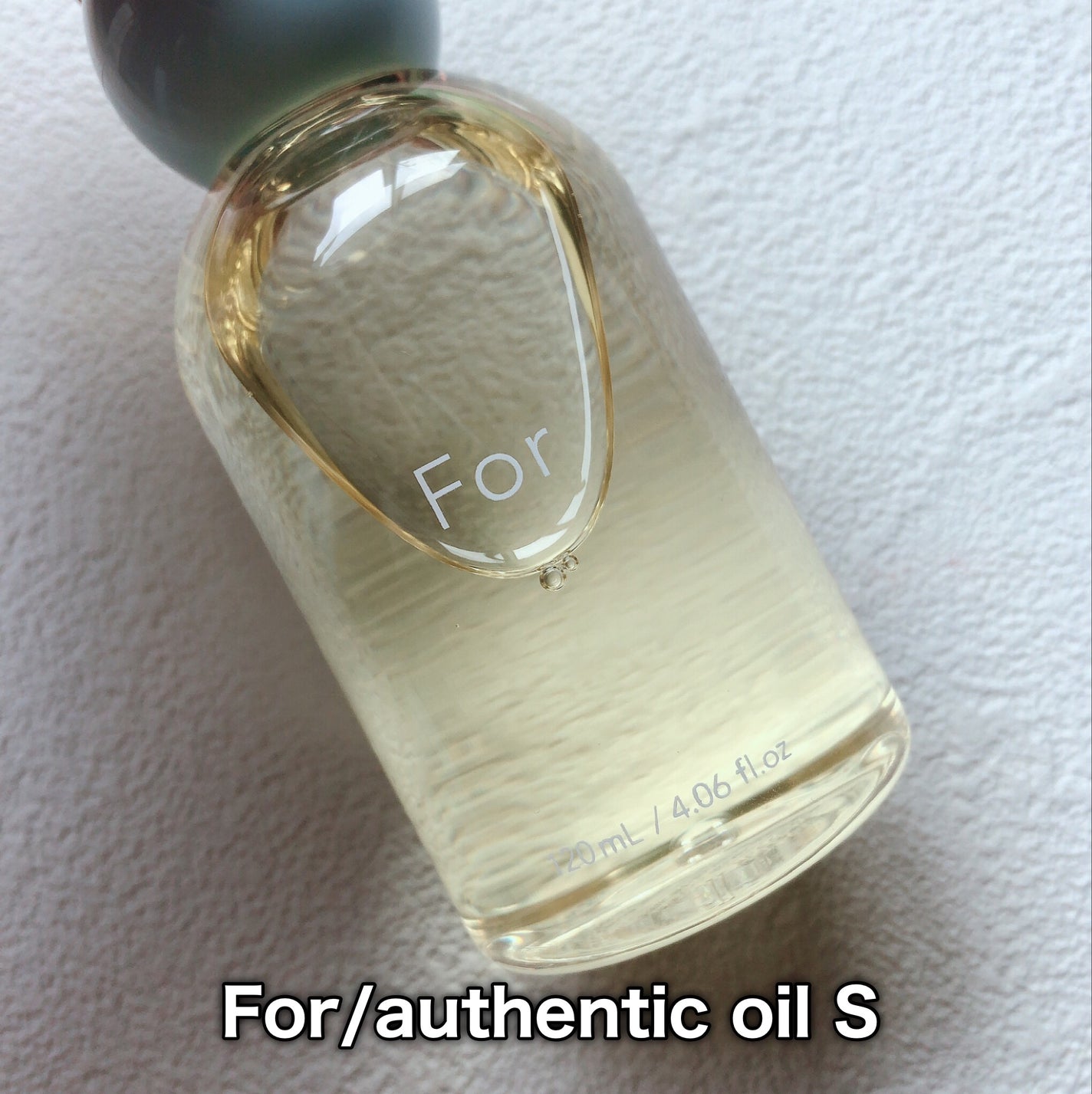 オーセンティックオイルS サボンの香り/For/ヘアオイルを使ったクチコミ(2枚目)
