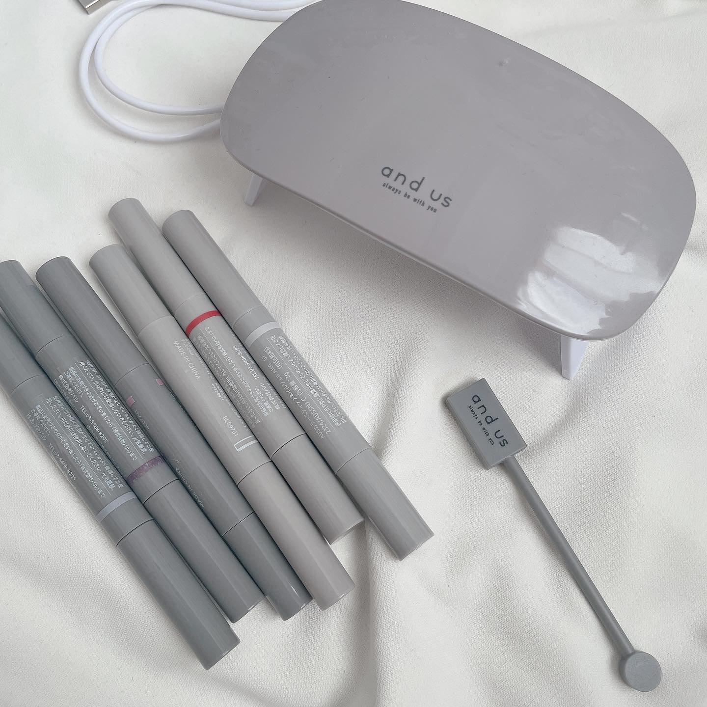 カラースティックネイルジェル/and us/ジェルネイルを使ったクチコミ（2枚目）