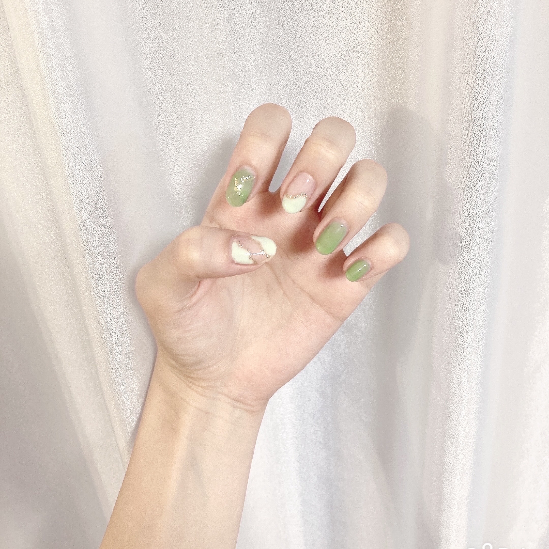 ジェルネイル（ライト対応）/セリア/ジェルネイルを使ったクチコミ（3枚目）