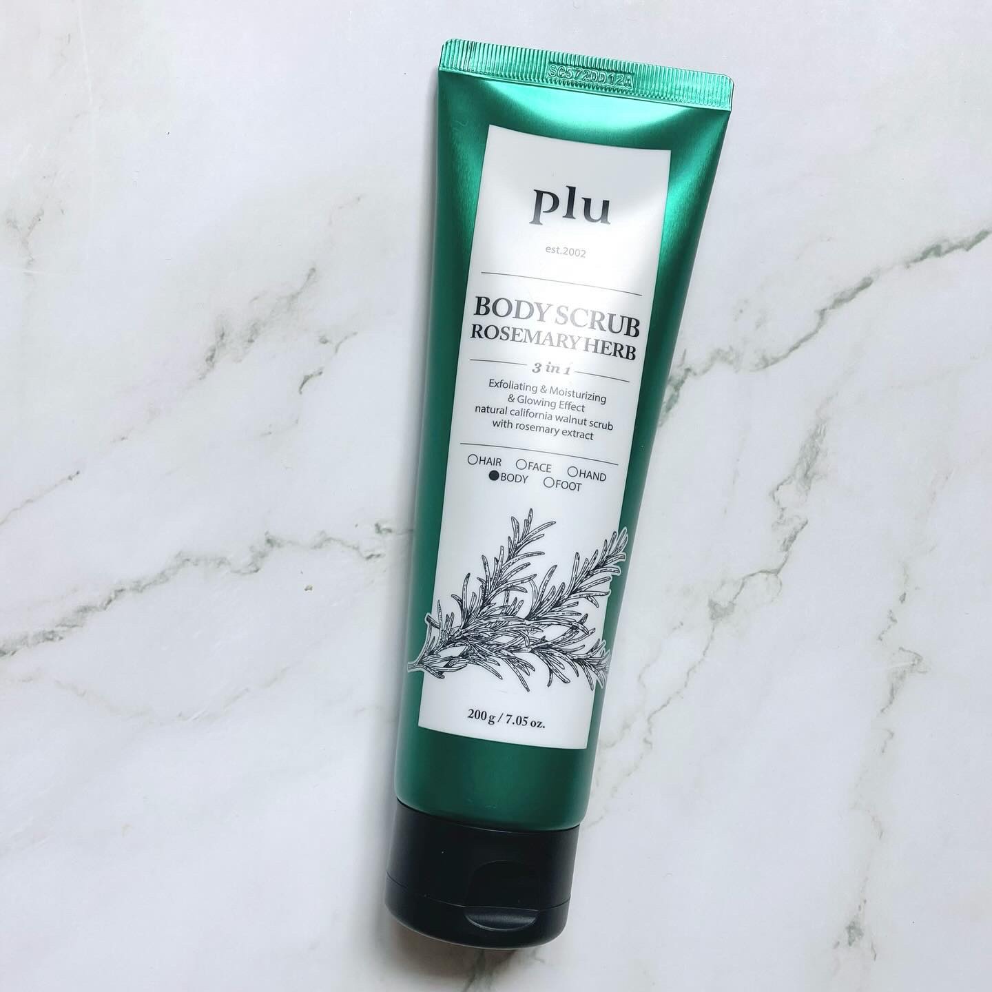 オリジナルボディスクラブ ホワイトムスク/plu/ボディスクラブを使ったクチコミ（2枚目）