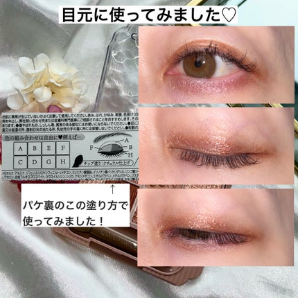 プティパレットアイズ/キャンメイク/パウダーアイシャドウを使ったクチコミ(4枚目)