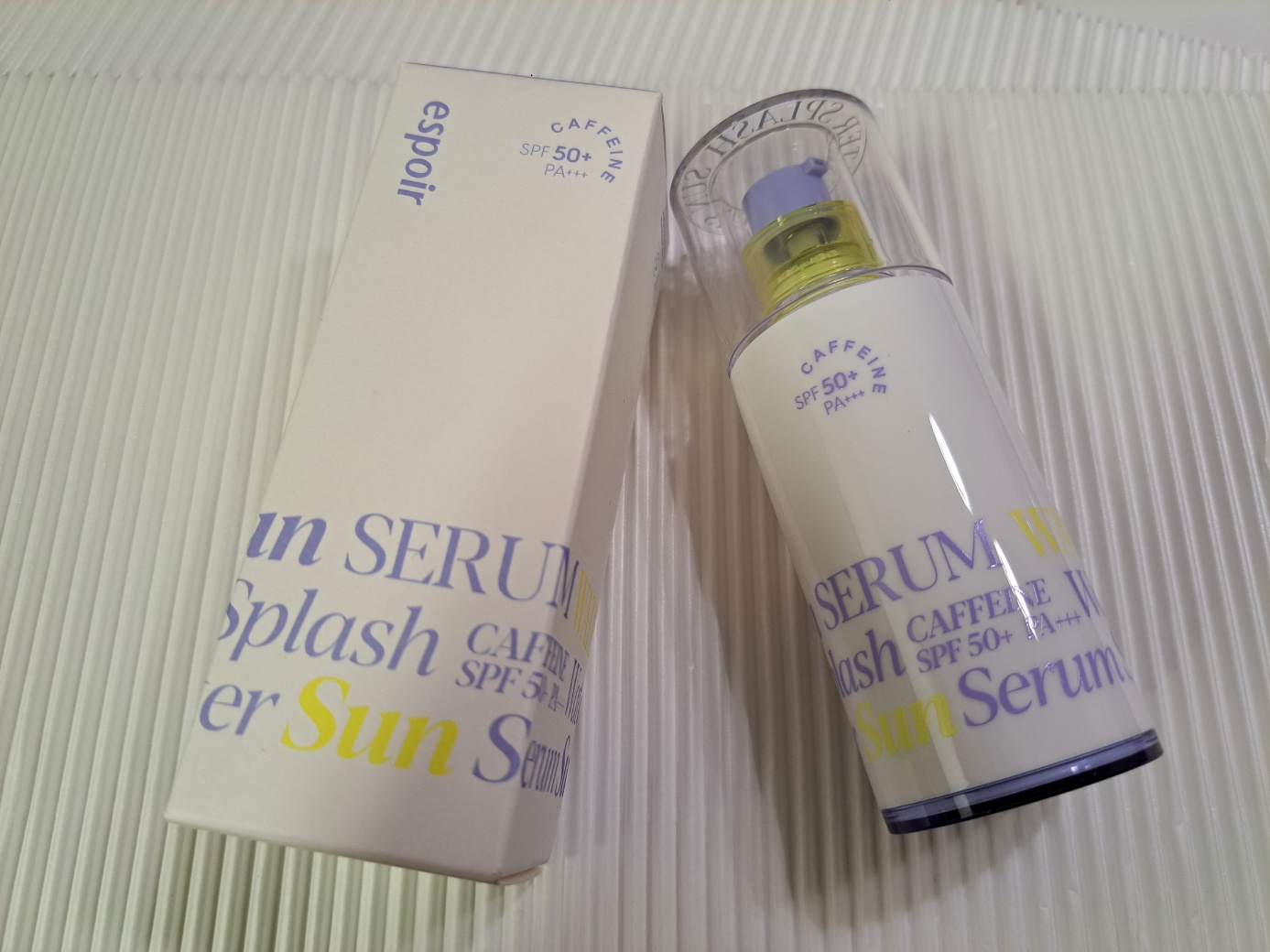 エスポア ウォータースプラッシュサンセラム 50ml/espoir/日焼け止めクリームを使ったクチコミ（1枚目）