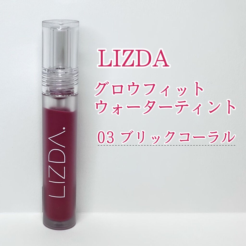 グロウフィットウォーターティント/LIZDA/リップティントを使ったクチコミ(2枚目)