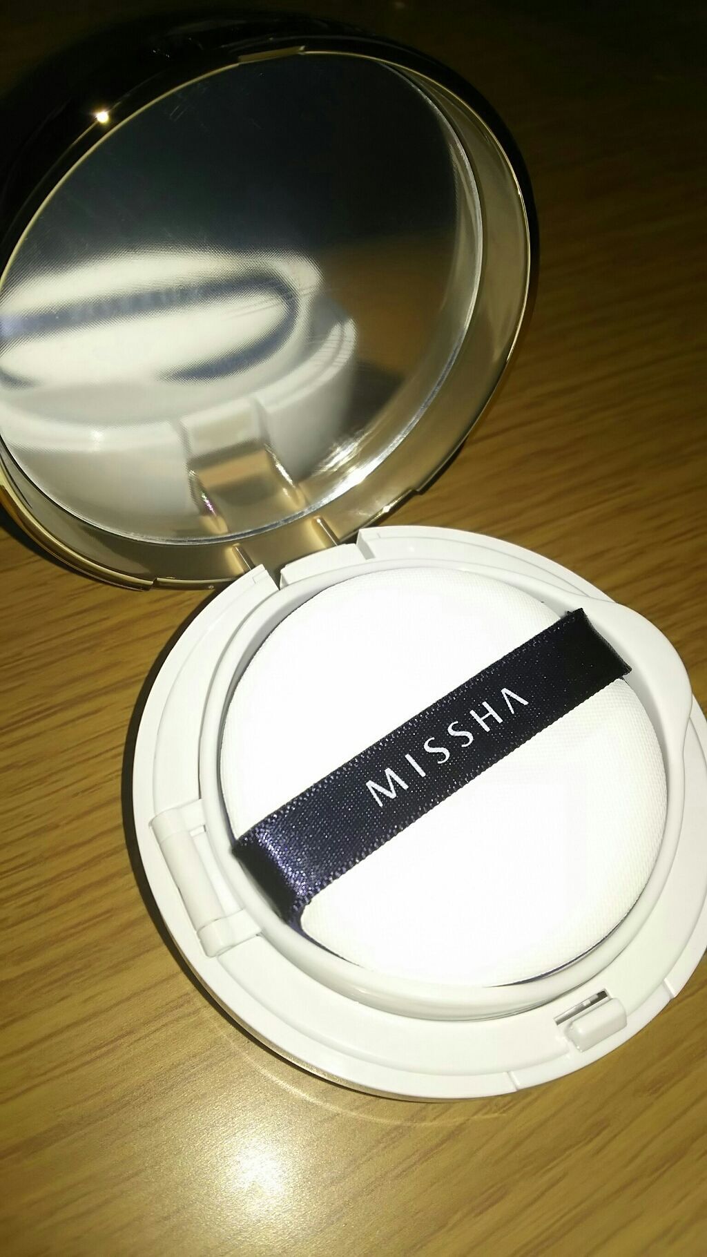 M クッション ファンデーション(モイスチャー)/MISSHA/クッションファンデーションを使ったクチコミ（1枚目）