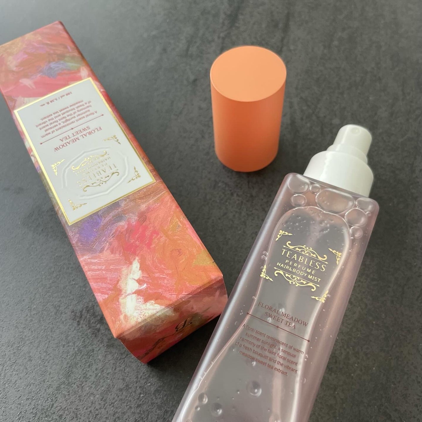 パヒュームヘア&ボディミスト フローラルメドウスウィートティー/TEABLESS/ヘアミストを使ったクチコミ(1枚目)