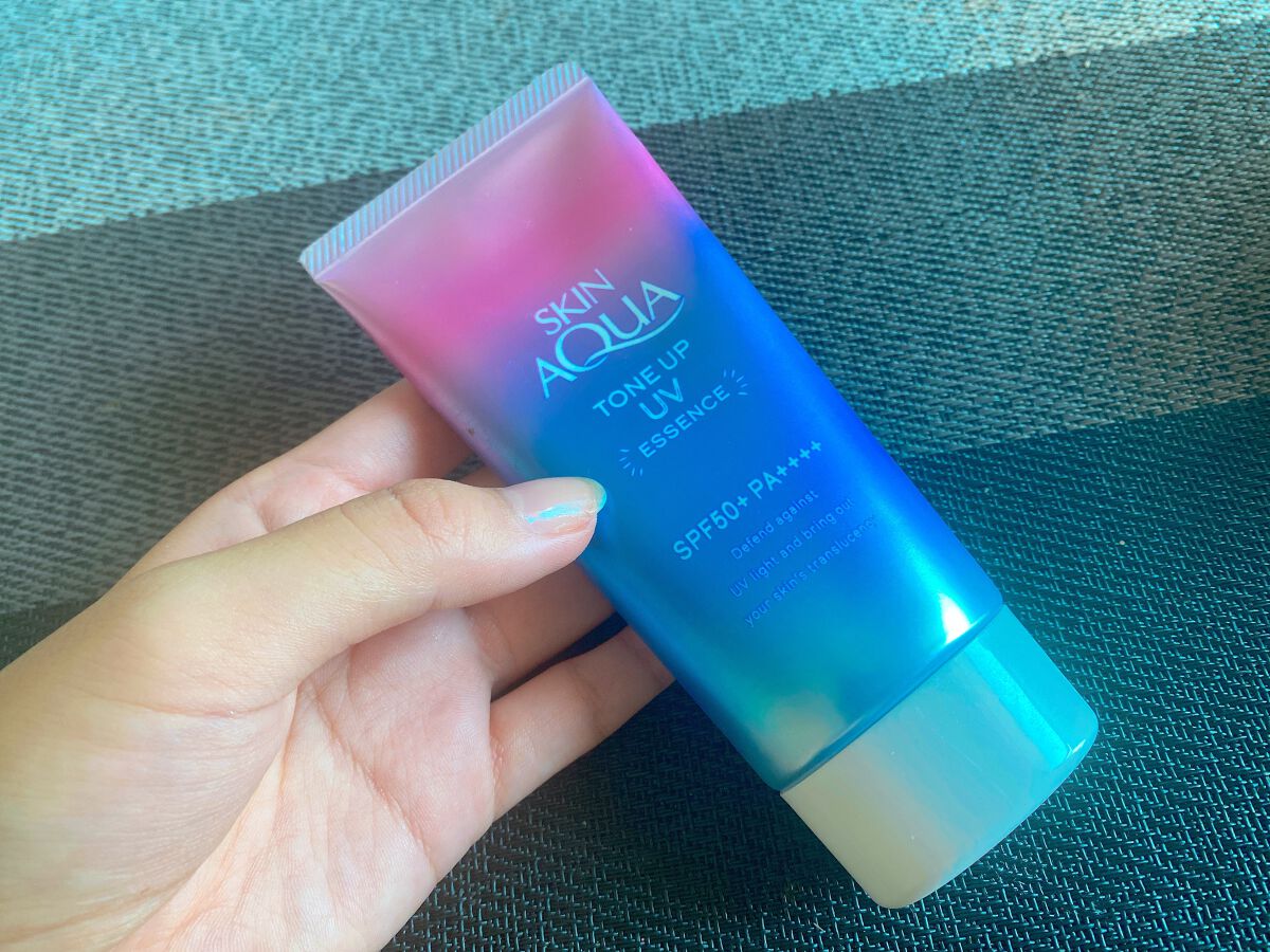 スキンアクア トーンアップUVエッセンス/スキンアクア/日焼け止めクリームを使ったクチコミ（1枚目）