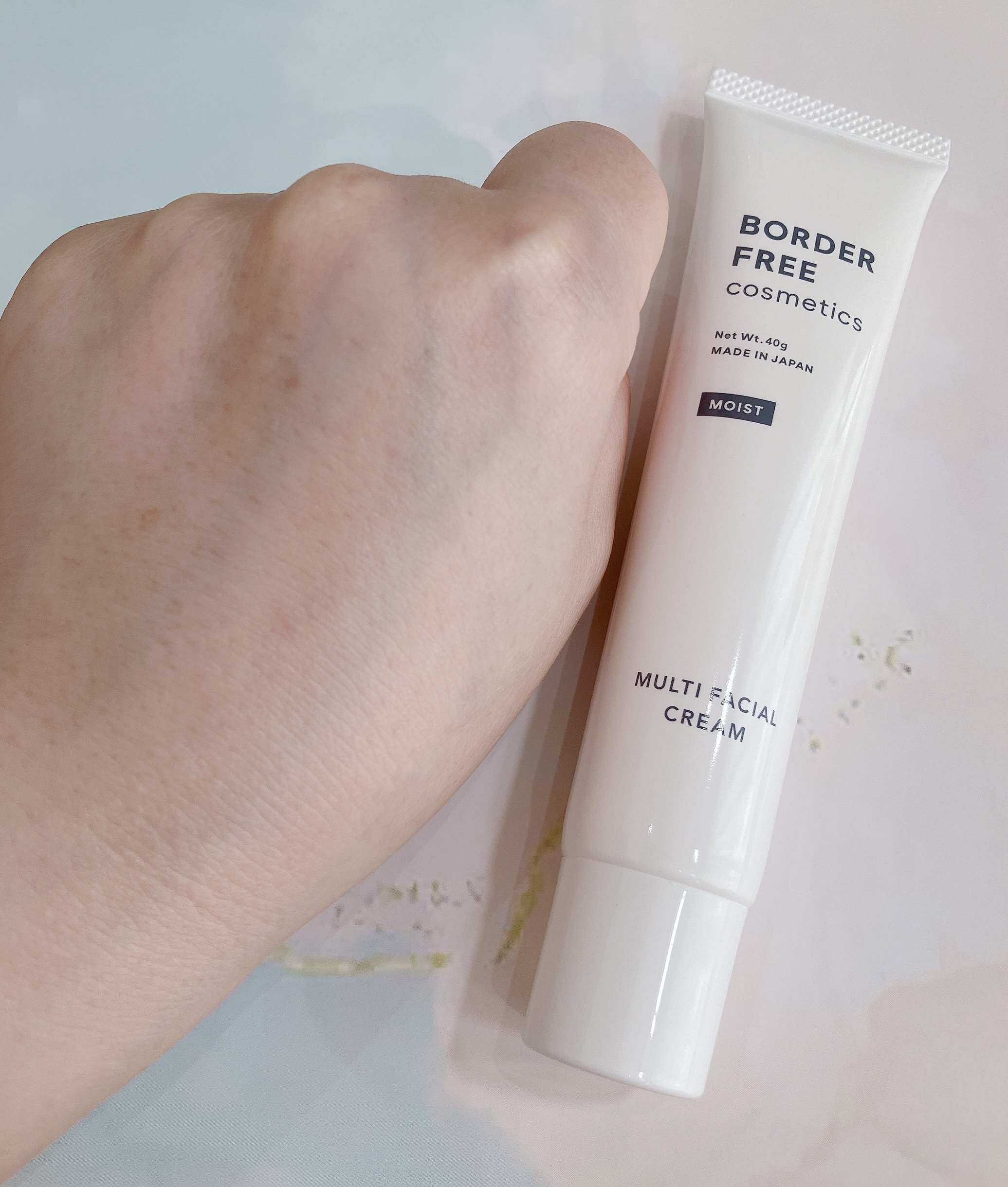 マルチフェイシャルクリーム MOIST/BORDER FREE cosmetics/フェイスクリームを使ったクチコミ（2枚目）
