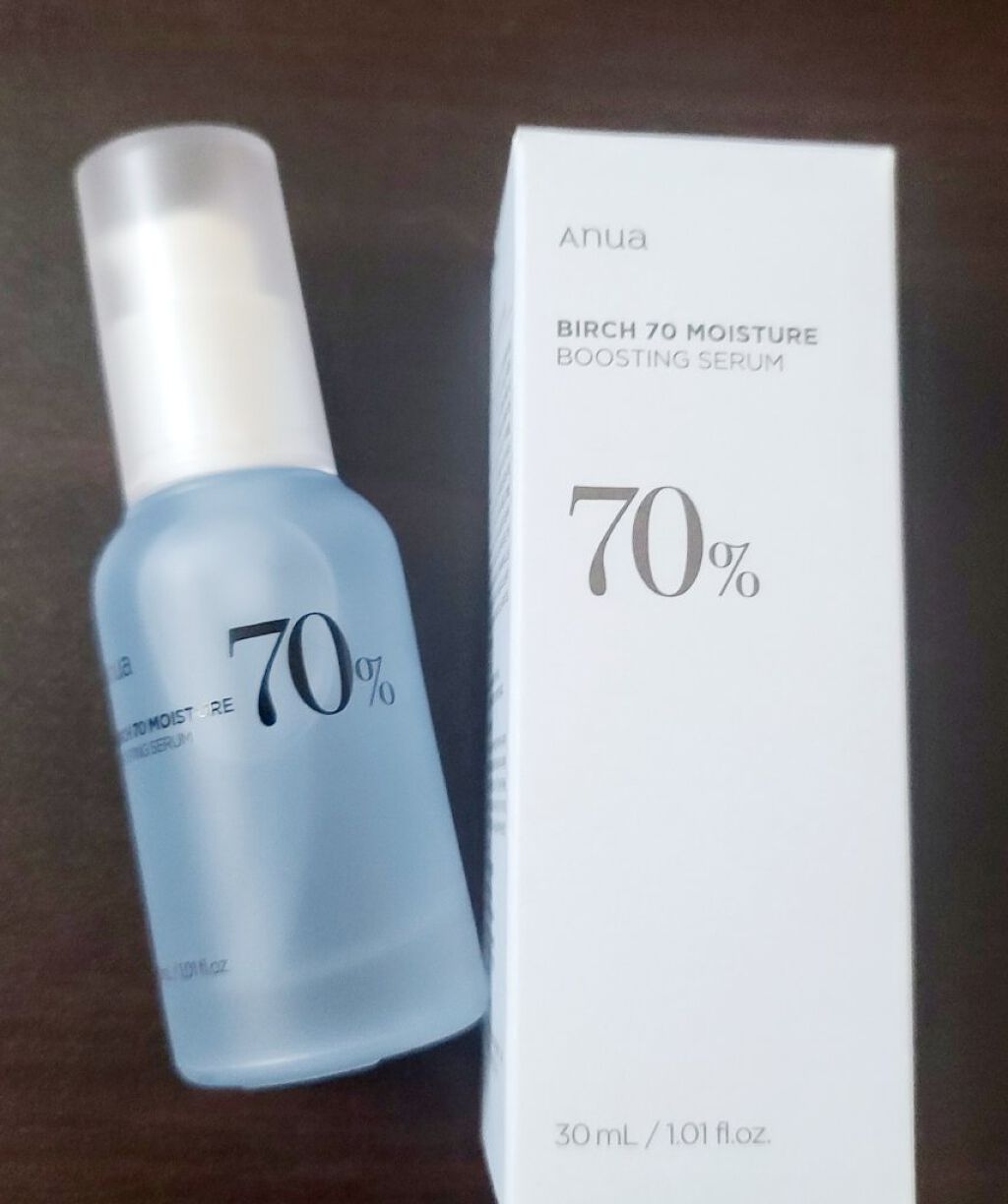 シラカバ70％水分ブースティングセラム/Anua/美容液を使ったクチコミ（3枚目）