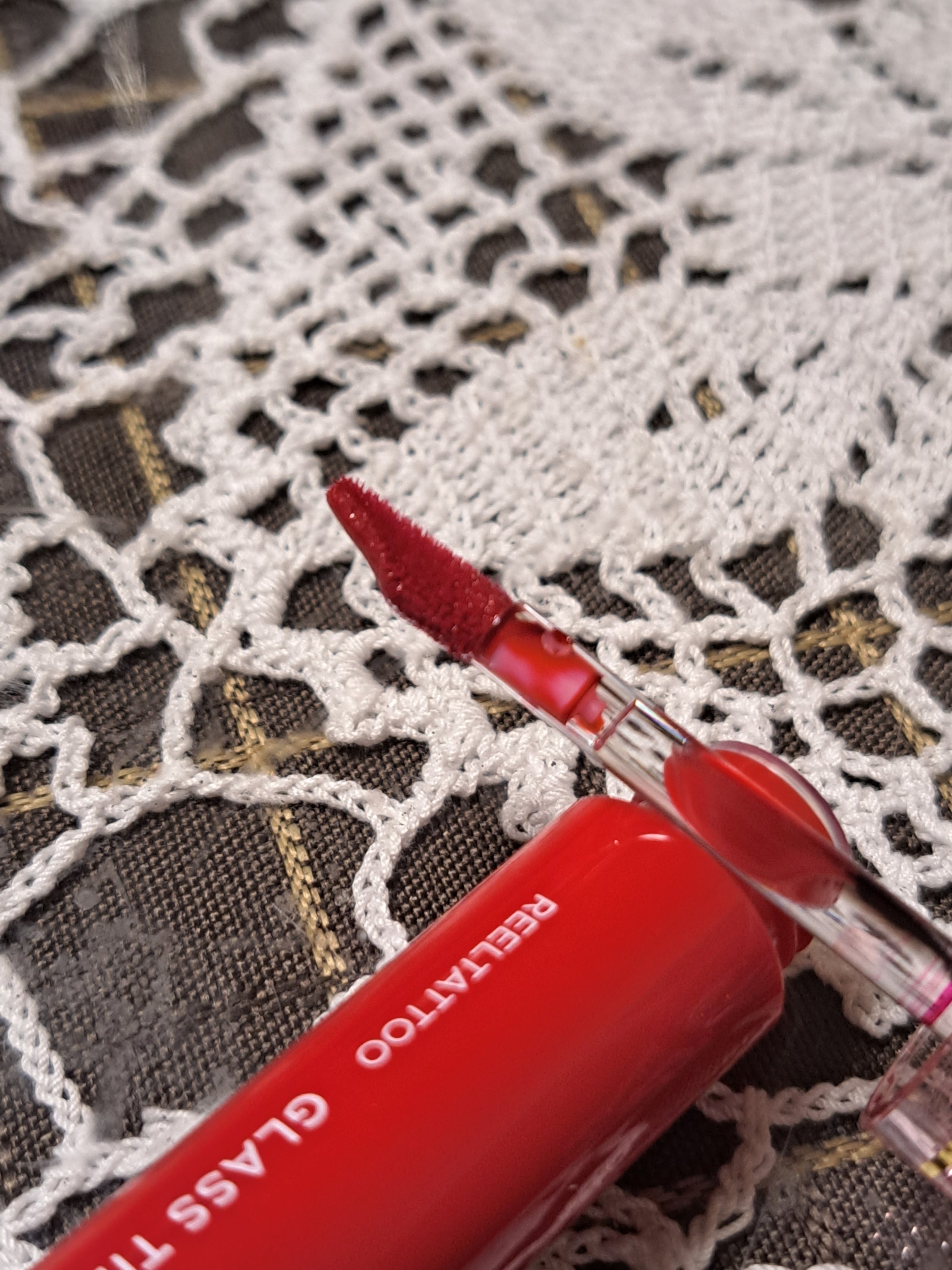 リールタトゥーグラスティント /MERYTHOD/リップティントを使ったクチコミ（2枚目）