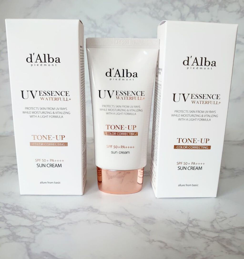 ウォータフルトーンアップサンクリーム/ダルバ/日焼け止めクリームを使ったクチコミ（1枚目）