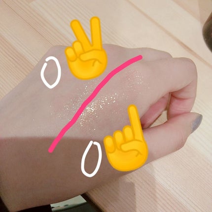 グリッタープリズム シャドウ/MISSHA/グリッターを使ったクチコミ(2枚目)