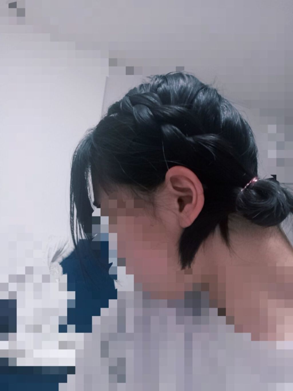 からまないゴム S ブラック/DAISO/ヘアアクセサリーを使ったクチコミ（1枚目）