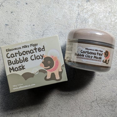Elizavecca Carbonated Bubble Clay Maskのクチコミ「これ、好きです

可愛いパケとお安い価格展開でかなり侮っていましたが
想定以上によく、リピート.....」（1枚目）