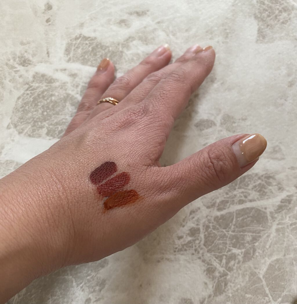 ザ マット リップ リキッド　“ミニ トリオ” 002 テラコッタ セレクション/ADDICTION/口紅を使ったクチコミ（2枚目）