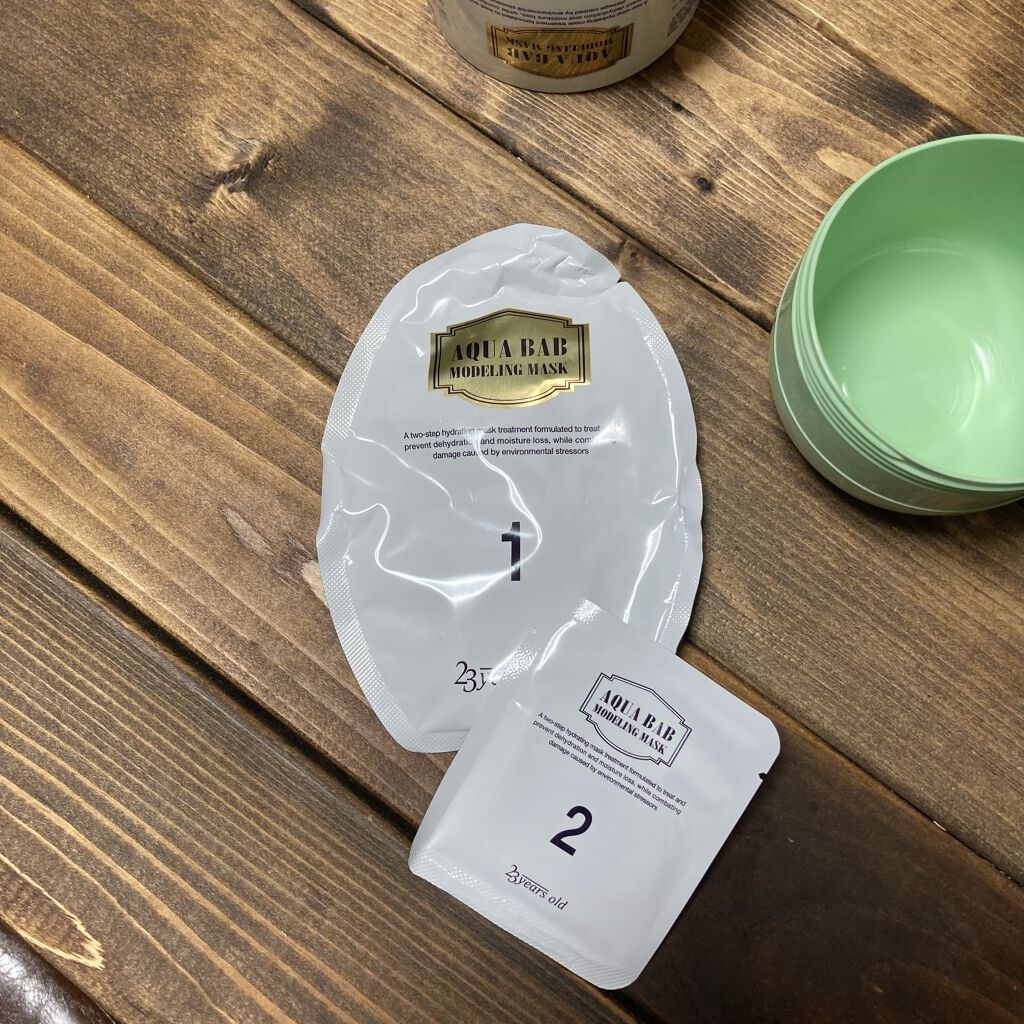 アクアバムモデリングマスク/23years old/洗い流すパック・マスクを使ったクチコミ（1枚目）