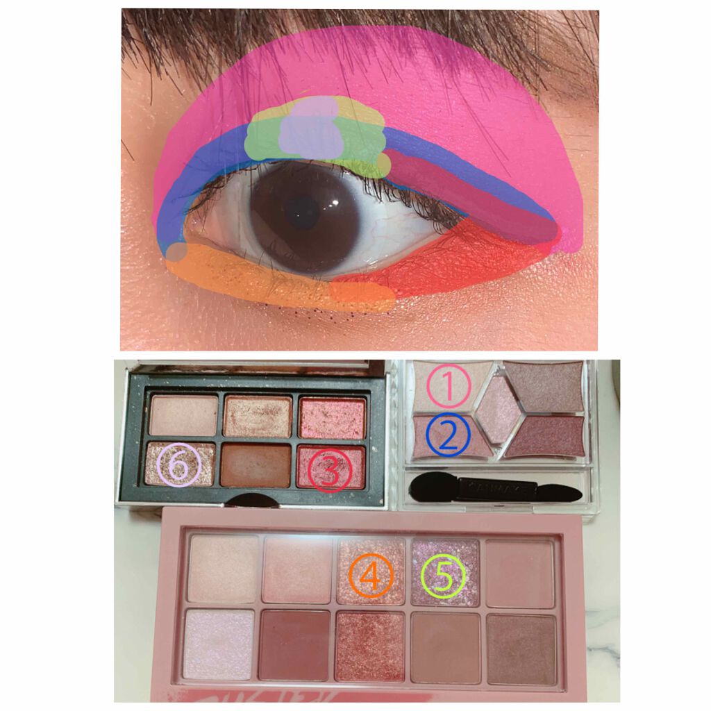 【旧品】パーフェクトスタイリストアイズ/キャンメイク/アイシャドウパレットを使ったクチコミ(3枚目)