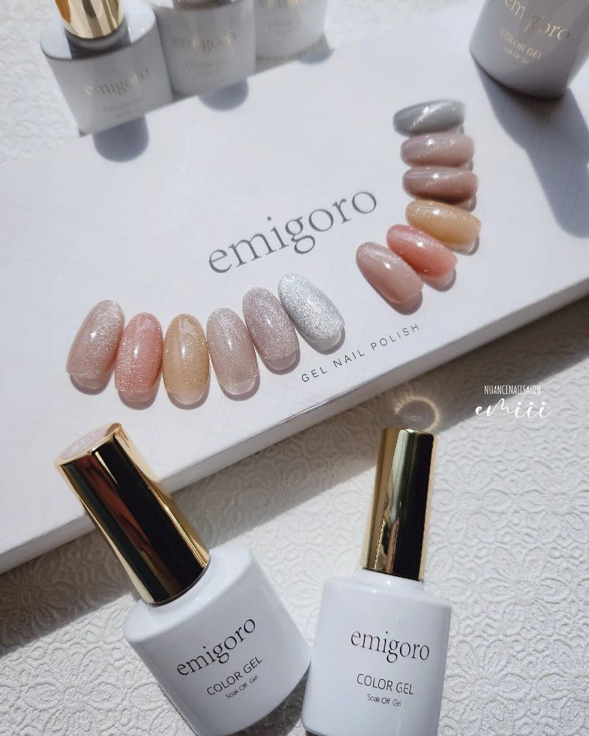 マグネットジェル/emigoro/ジェルネイルを使ったクチコミ（1枚目）