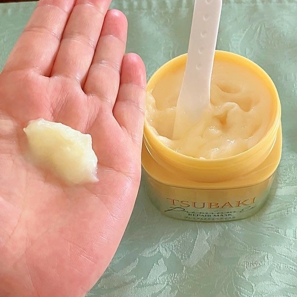 プレミアムリペアマスク(資生堂 プレミアムリペアマスク)/TSUBAKI/ヘアマスク・ヘアパックを使ったクチコミ(9枚目)