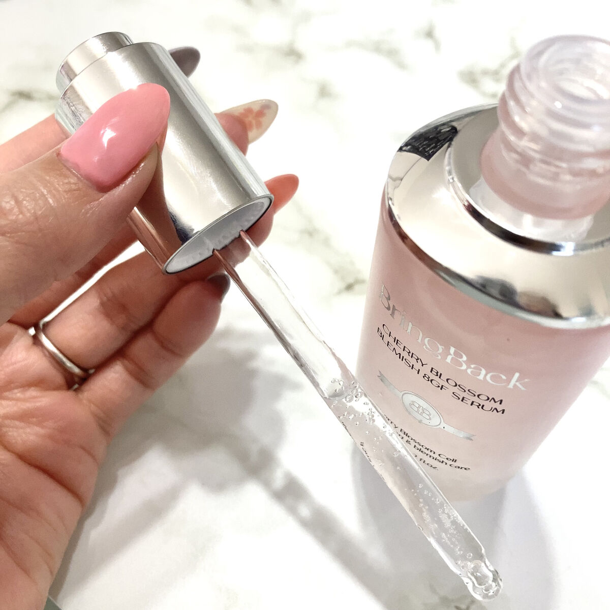 チェリーブロッサムブレミッシュ８GFセラム/Bring Back/化粧水を使ったクチコミ（3枚目）
