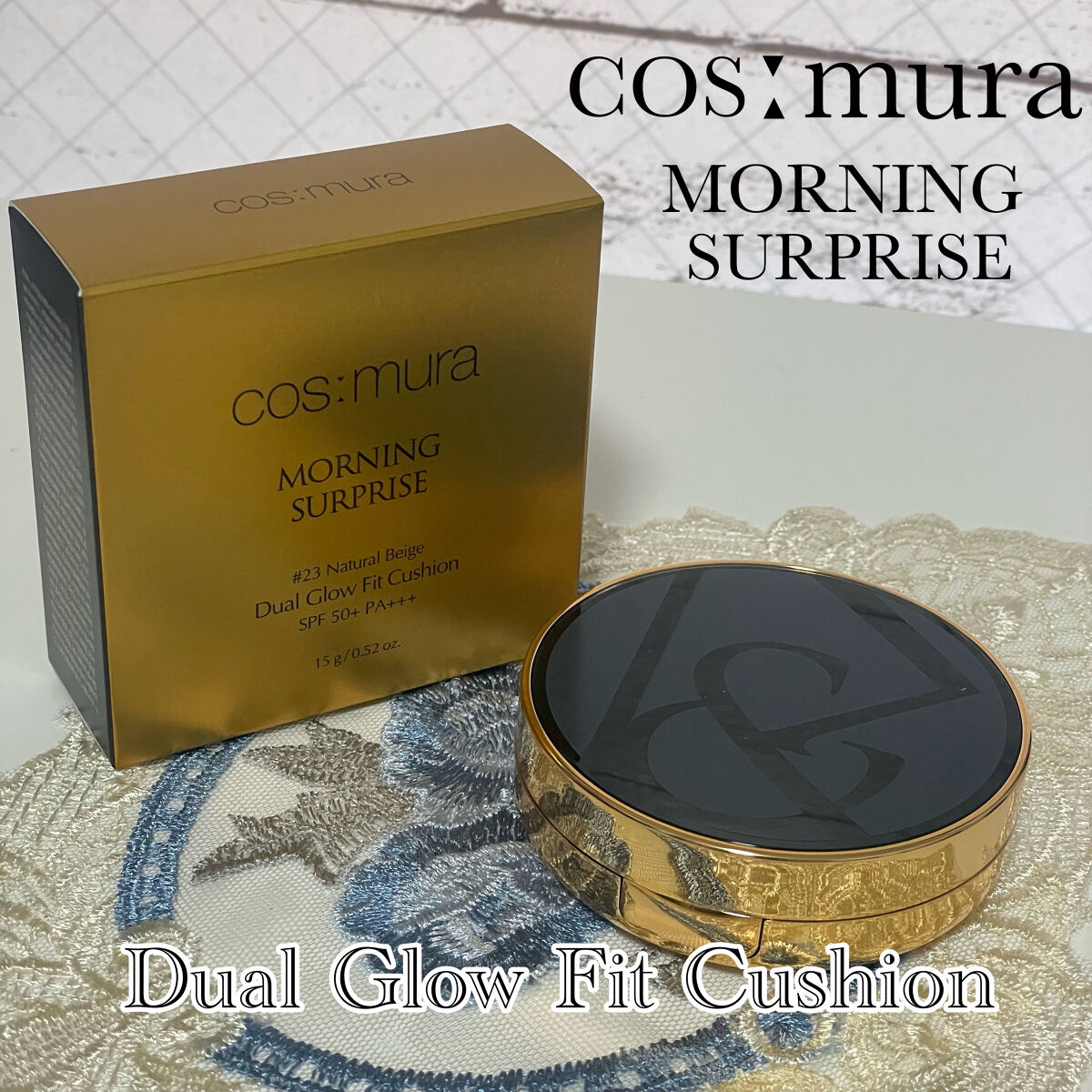 デュアルグローフィットクッション/cos:mura/クッションファンデーションを使ったクチコミ（1枚目）