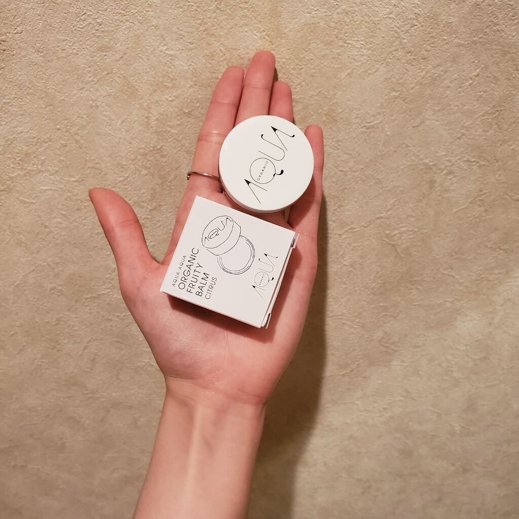 オーガニックフルーティーバーム（シトラス）/アクア・アクア/フェイスバームを使ったクチコミ（1枚目）