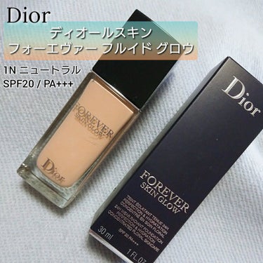 ディオールスキン フォーエヴァー フルイド グロウ/Dior/リキッドファンデーションを使ったクチコミ（1枚目）