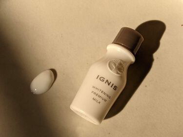 試してみた】ホワイトニング プレミアム ミルク/IGNIS | LIPS 値下げする商品 プレミアムミルク200g+プレミアムローション200ml イグニスホワイトニング 化粧水/ローション