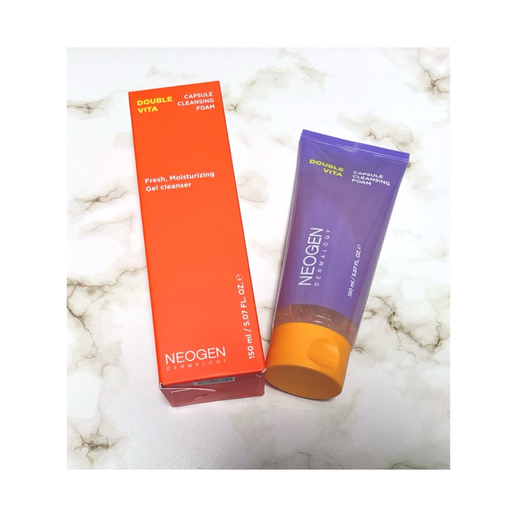 ダブルビタカプセルクレンジングフォーム/NEOGEN/洗顔フォームを使ったクチコミ（2枚目）