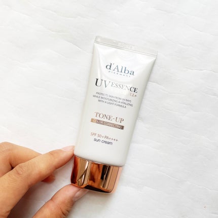 ウォータフルトーンアップサンクリーム/ダルバ/日焼け止めクリームを使ったクチコミ(2枚目)