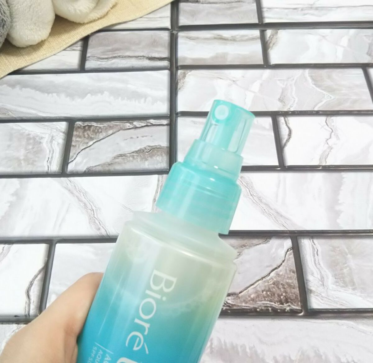 ビオレUV アクアリッチ アクアプロテクトミスト/ビオレ/日焼け止めミスト・スプレーを使ったクチコミ(3枚目)