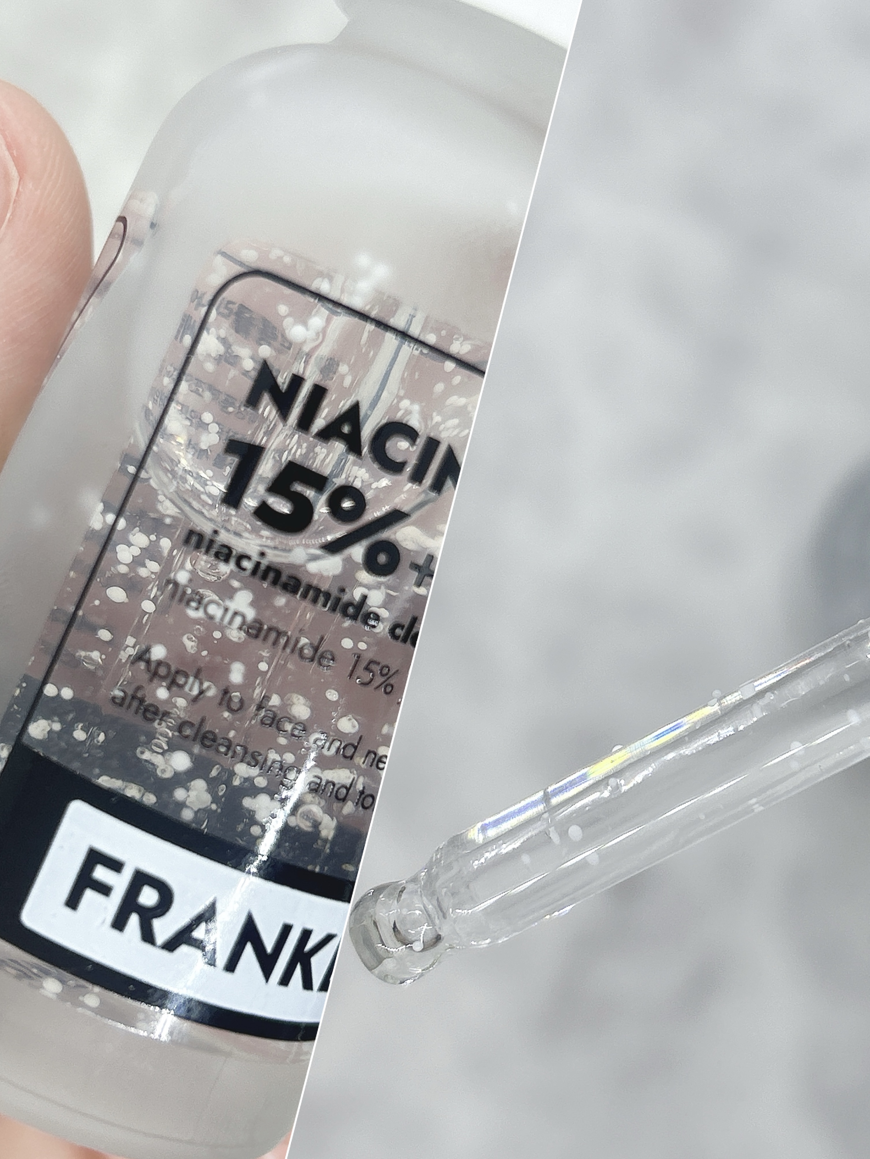 ナイアシンジンクビーズセラム/Frankly/美容液を使ったクチコミ（2枚目）