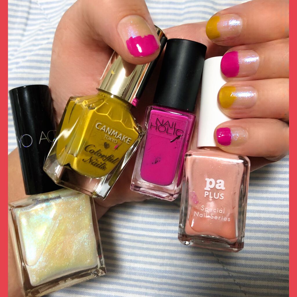 カラフルネイルズ PK800/キャンメイク/マニキュアを使ったクチコミ（1枚目）