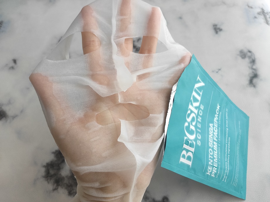 KENTO SENGA PREMIUM FACEPACK/BEGSKIN SCIENCE/シートマスク・パックを使ったクチコミ（3枚目）